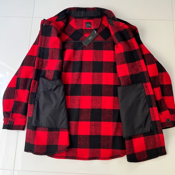 NEW MEN RDI BUFFALO PLAID BUTTON DOWN SHIRT JACKET WINTER CORE SIZE 3X - Picture 7 of 12